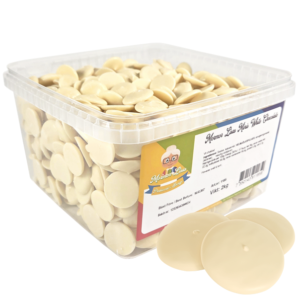 Mormor Lisas Minis White Chocolate 2KG