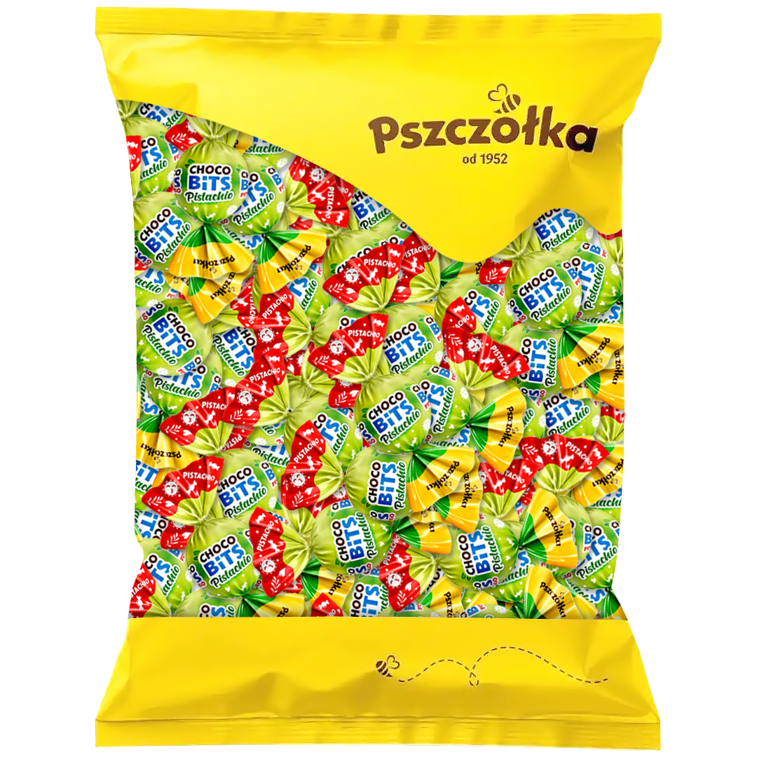 CHOCO BITS PISTACHIO 1KG