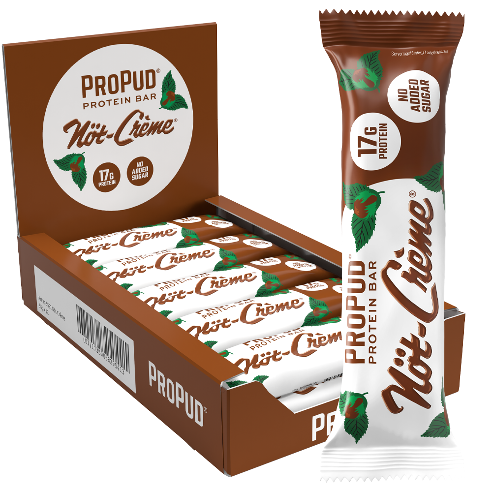 ProPud Proteinbar Nöt-Crème 55g x 12st