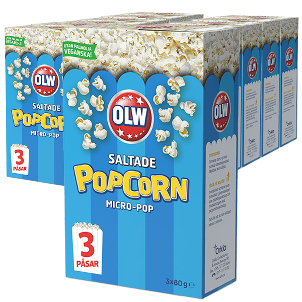 OLW Micropopcorn Salt 240g x 14st