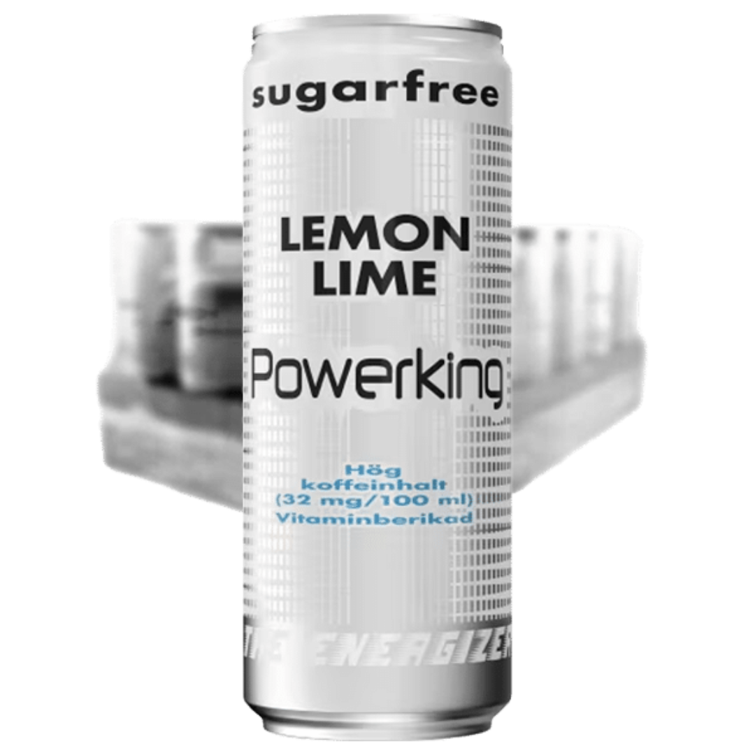 Powerking Energy Lemon/Lime 25cl x 24st