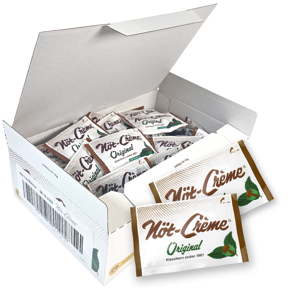Nöt-Créme Displaylåda 108-pack