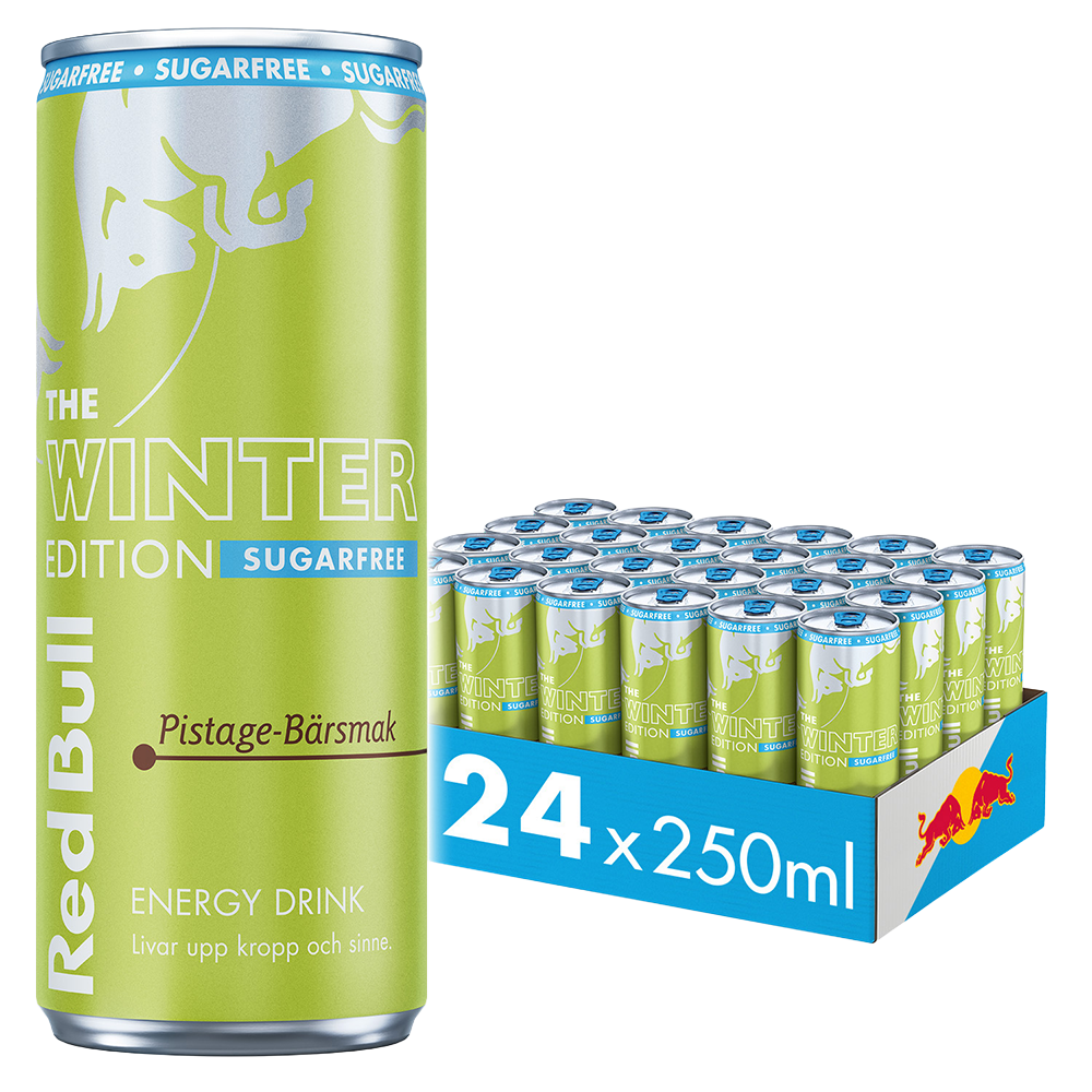 Red Bull Pistage Bärsmak SF 25cl x 24st