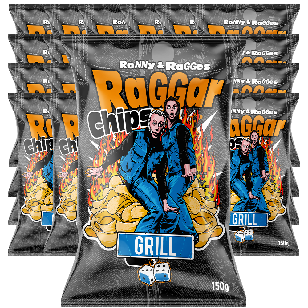 Raggarchips Grill 150g x 24st