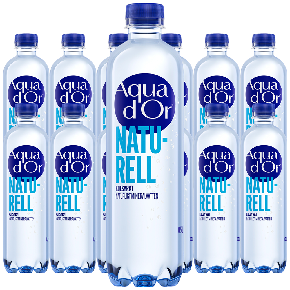 Aquador Naturell Kolsyrad 50cl x 12st