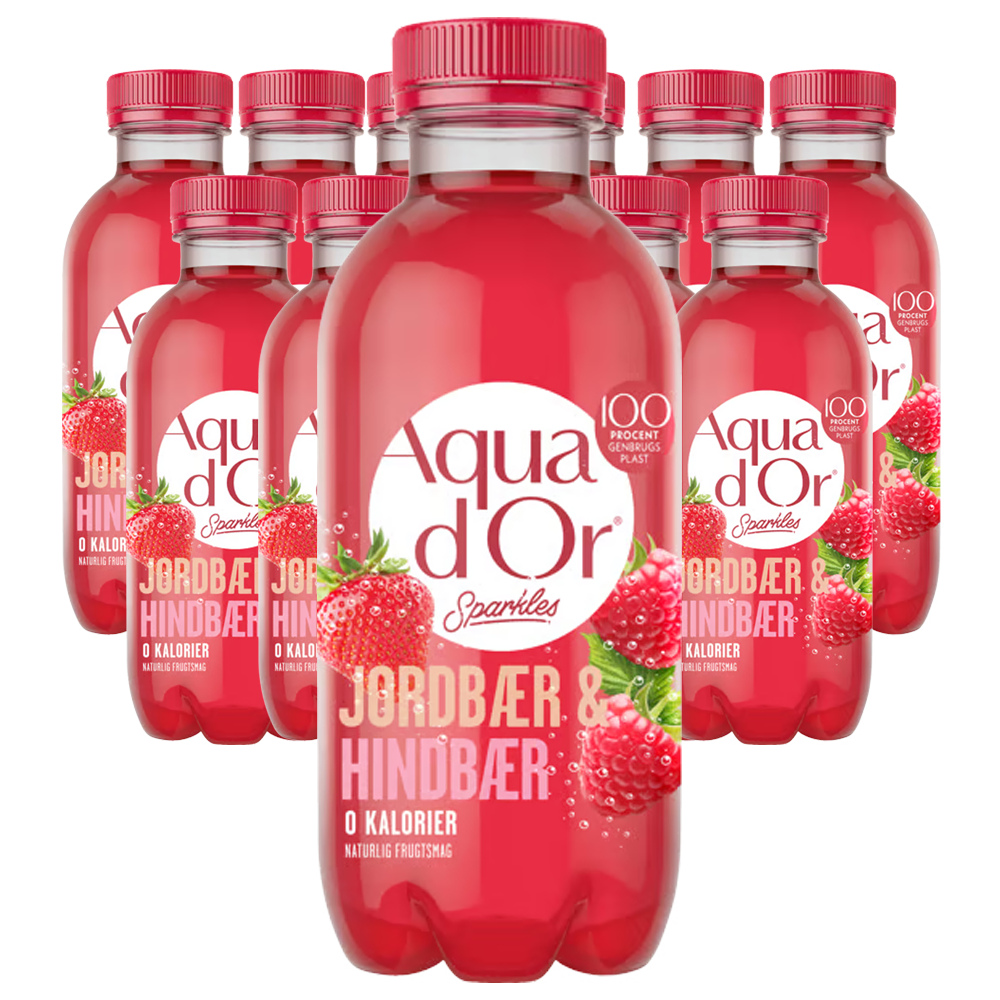 Aquador Jordgubb Hallon 30cl x 15st