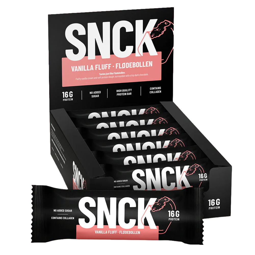 SNCK Vanilla Fluff Bar 55g x 12st