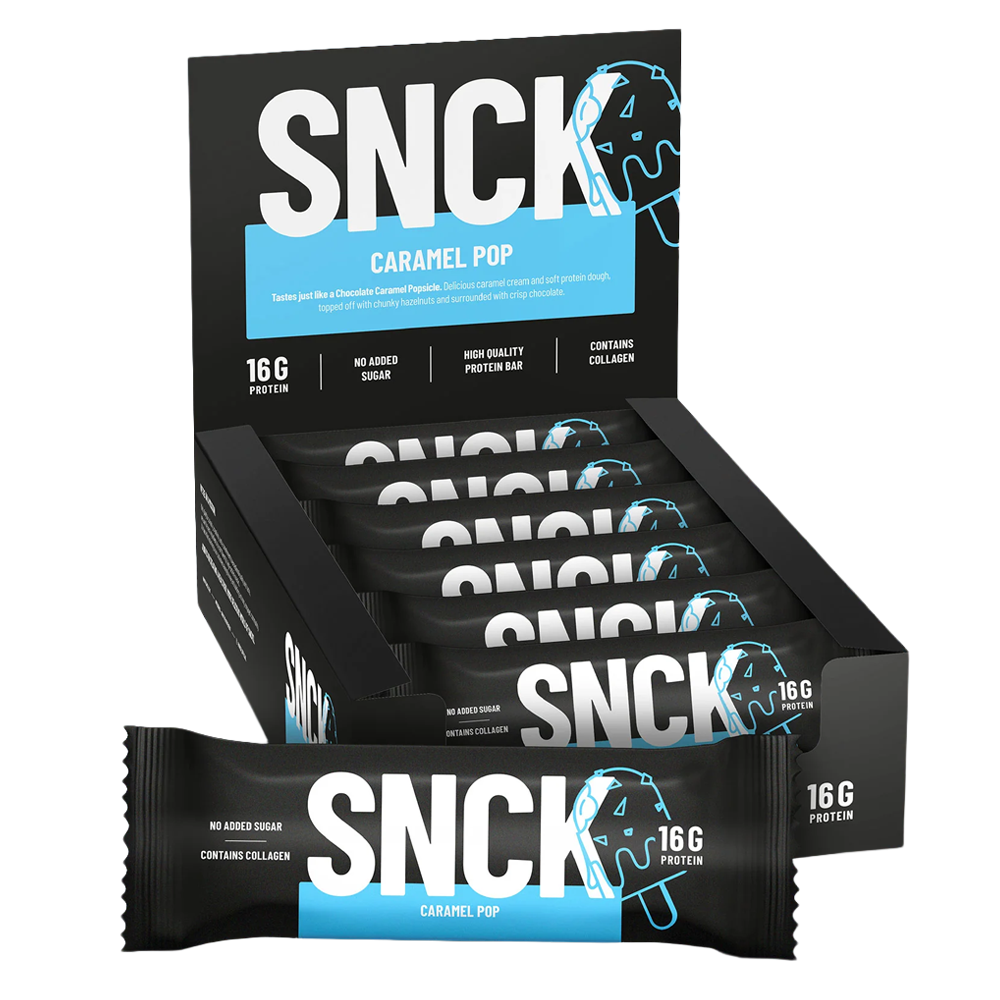 SNCK Caramel Pop Bar 55g x 12st