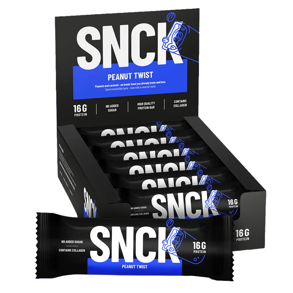 SNCK Peanut Twist Bar 55g x 12st