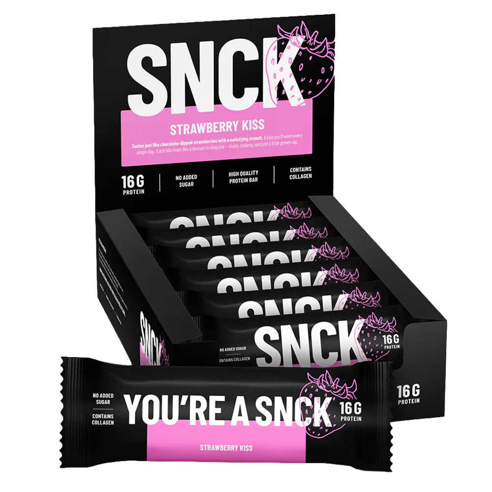 SNCK Strawberry Kiss Bar 55g x 12st