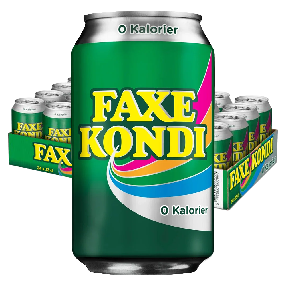 Faxe Kondi Zero Sugar 33cl x 24st