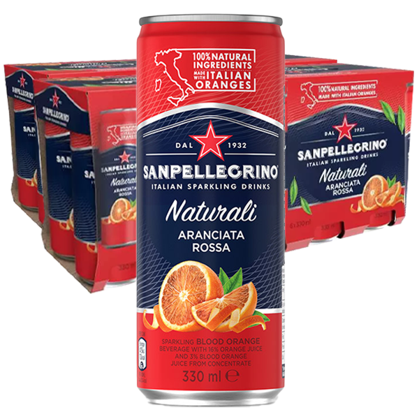 San Pellegrino Aranciata Rosso 33cl x 24
