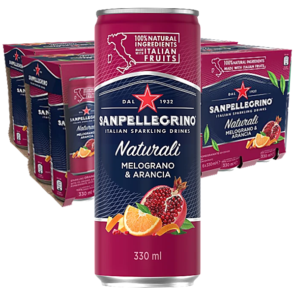 San Pellegrino Melograno Arancia 33cl-24