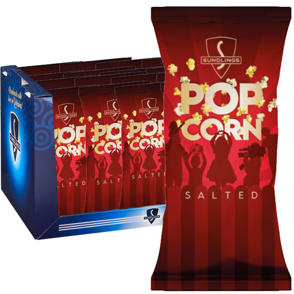 Sundlings Popcorn Salted 16st 100g