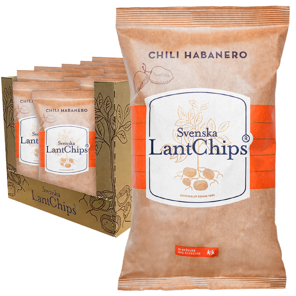 Lantchips Chili Habanero 10st x 200g