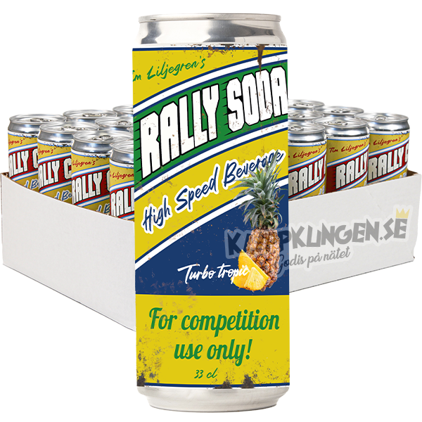 Rally Soda Turbo Tropic 33cl x 24st