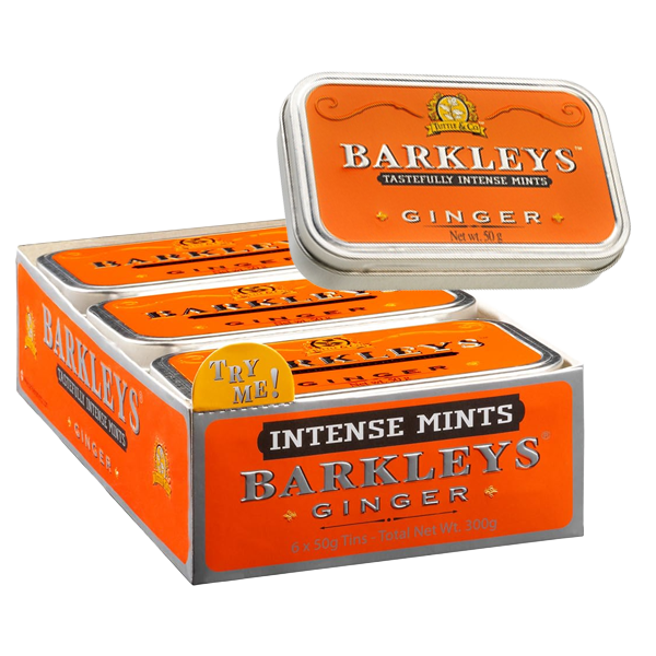 Barkleys Ginger 50G x 6st