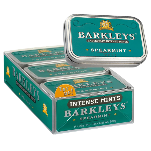 Barkleys Spearmint 50G x 6st