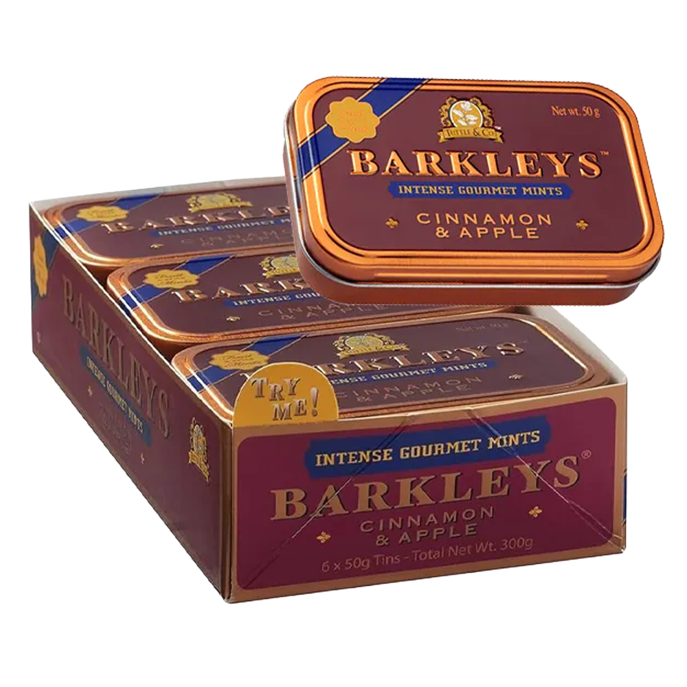 Barkleys Gourmet Cinnamon & Apple 50Gx 6