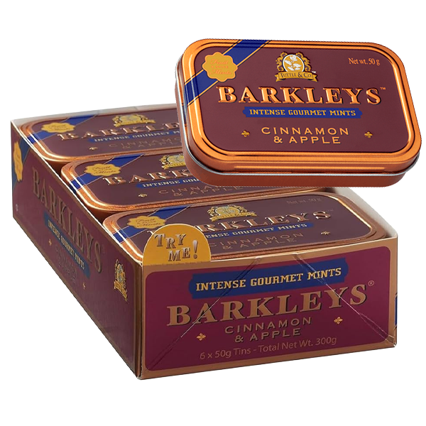 Barkleys Gourmet Cinnamon & Apple 50Gx 6