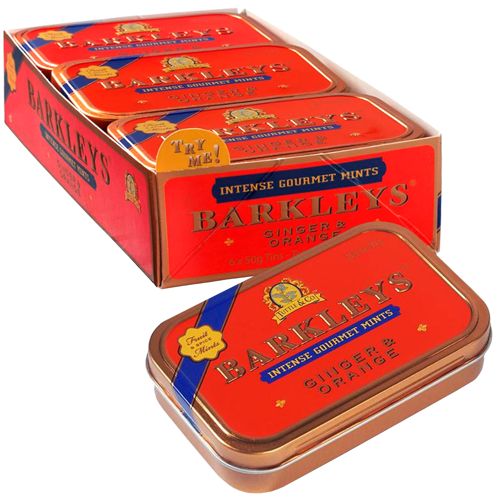 Barkleys Gourmet Ginger & Orange 50G 6st
