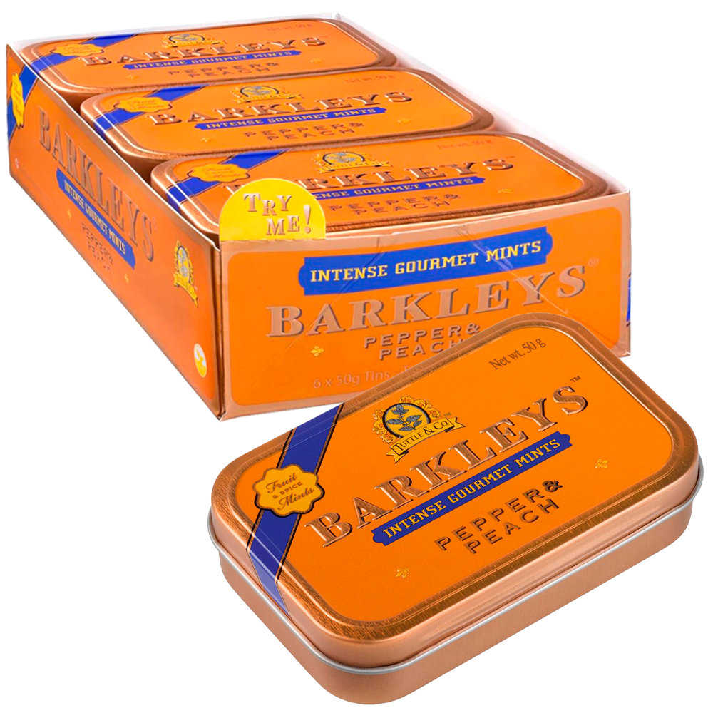 Barkleys Gourmet Pepper & Peach 50G 6st