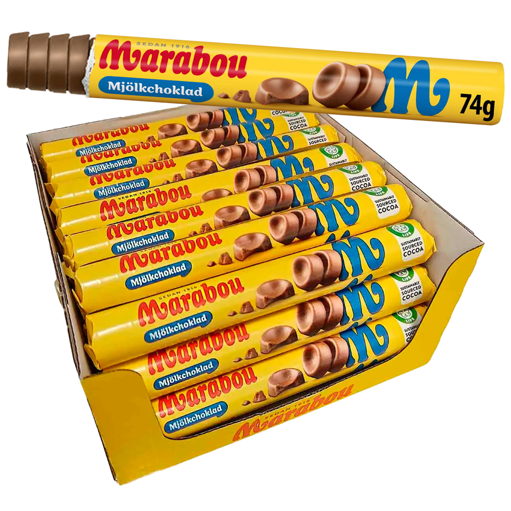 Marabou Mjölkrulle 74g x 28st