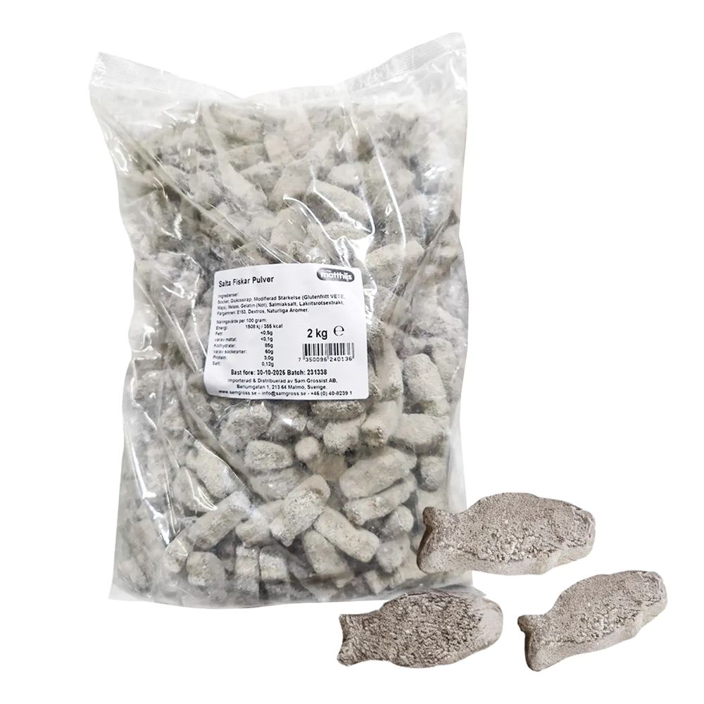 Salta Fiskar Pulver