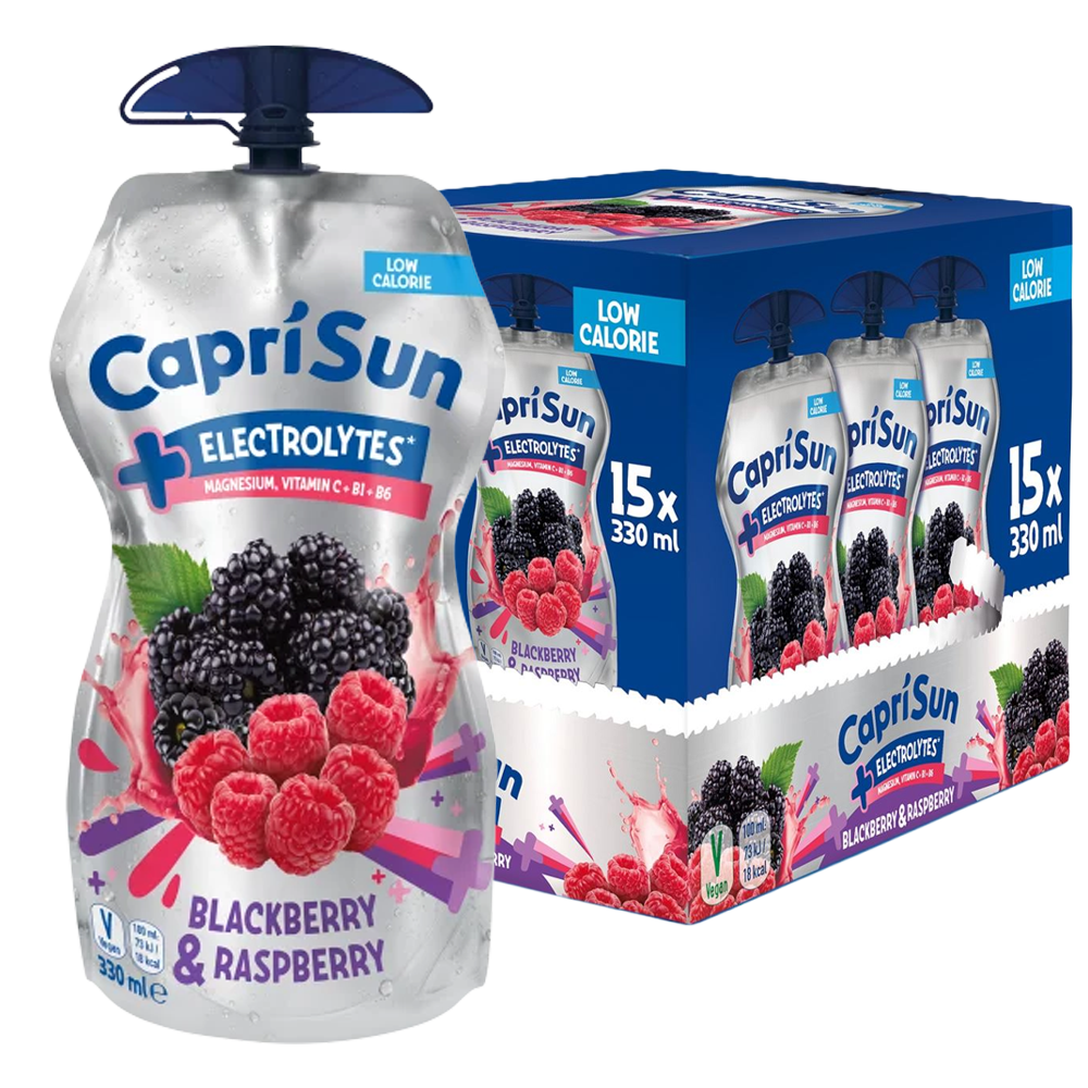 Capri-Sun Björnbär Hallon+Electrolytes 33CL