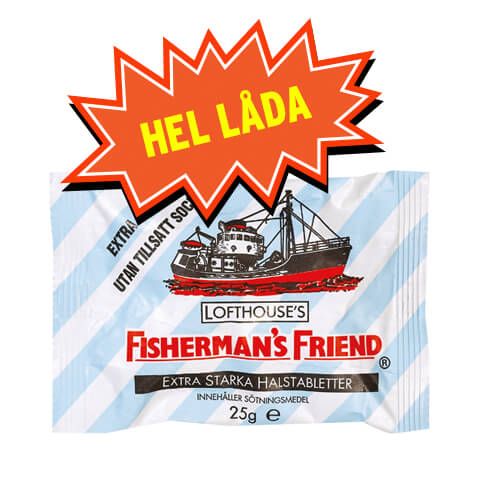 FISHERMAN S/F ORIGINAL BLÅ-VIT - 24 st