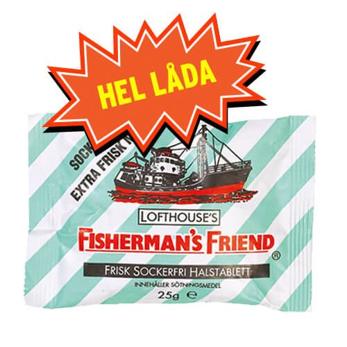 FISHERMAN S-FRI MINT GRÖN/VIT - 24 st