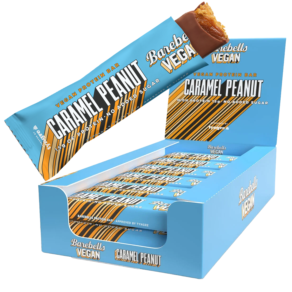 Barebells Vegan Caramel Peanut 55g x 12