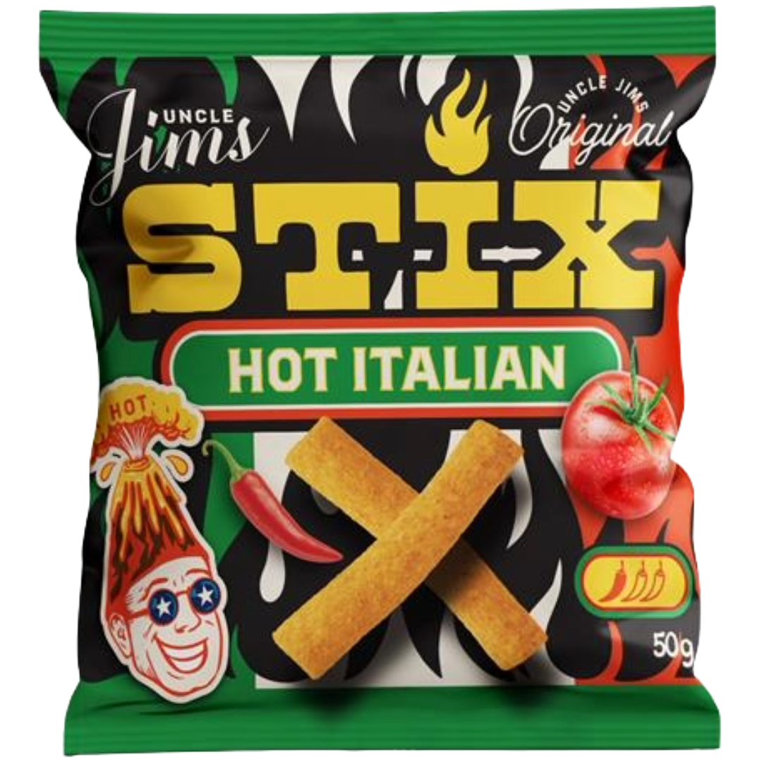 Uncle Jim's Stix Hot Italian 50G