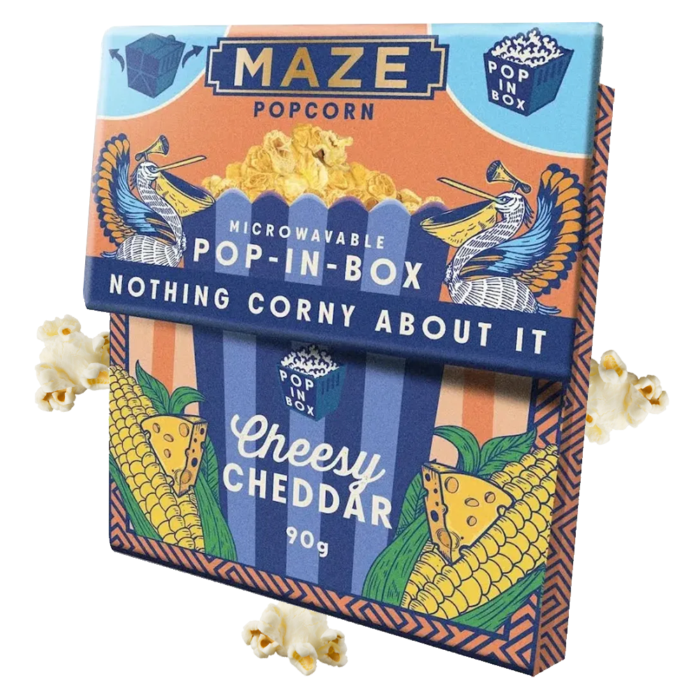 Maze Pop in Box Popcor Cheese Flavor 90g
