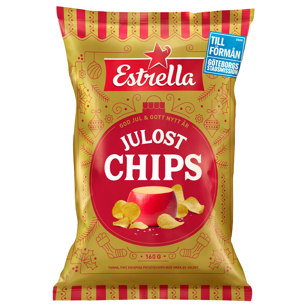 Estrella Julostchips 160g