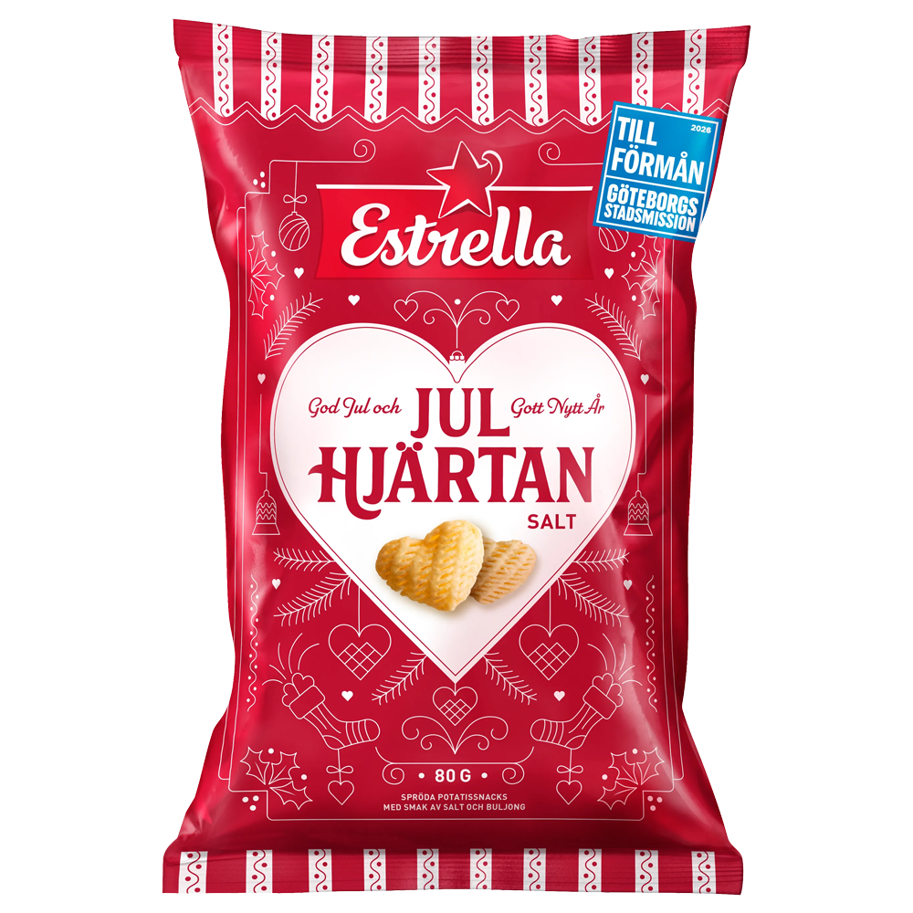 Estrella Julhjärtan Salt 80g