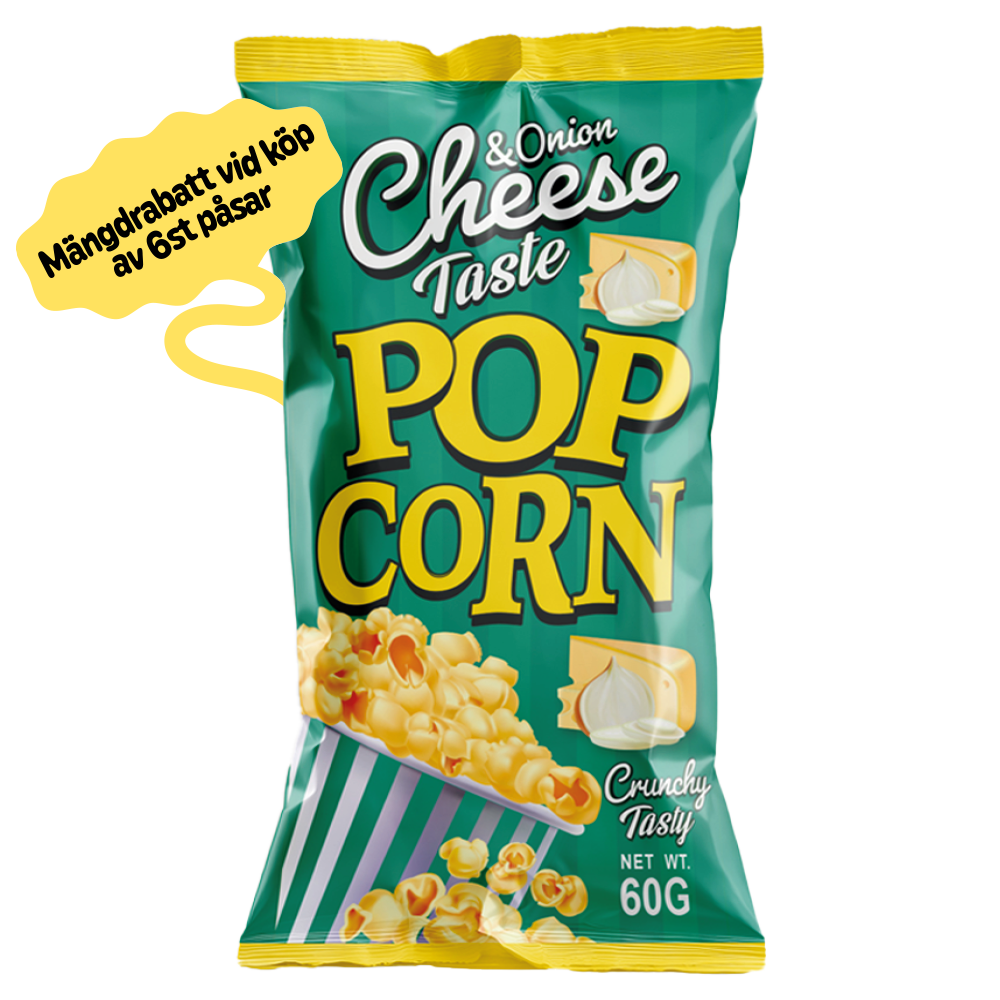 Popcorn Cheese & Onion 60g