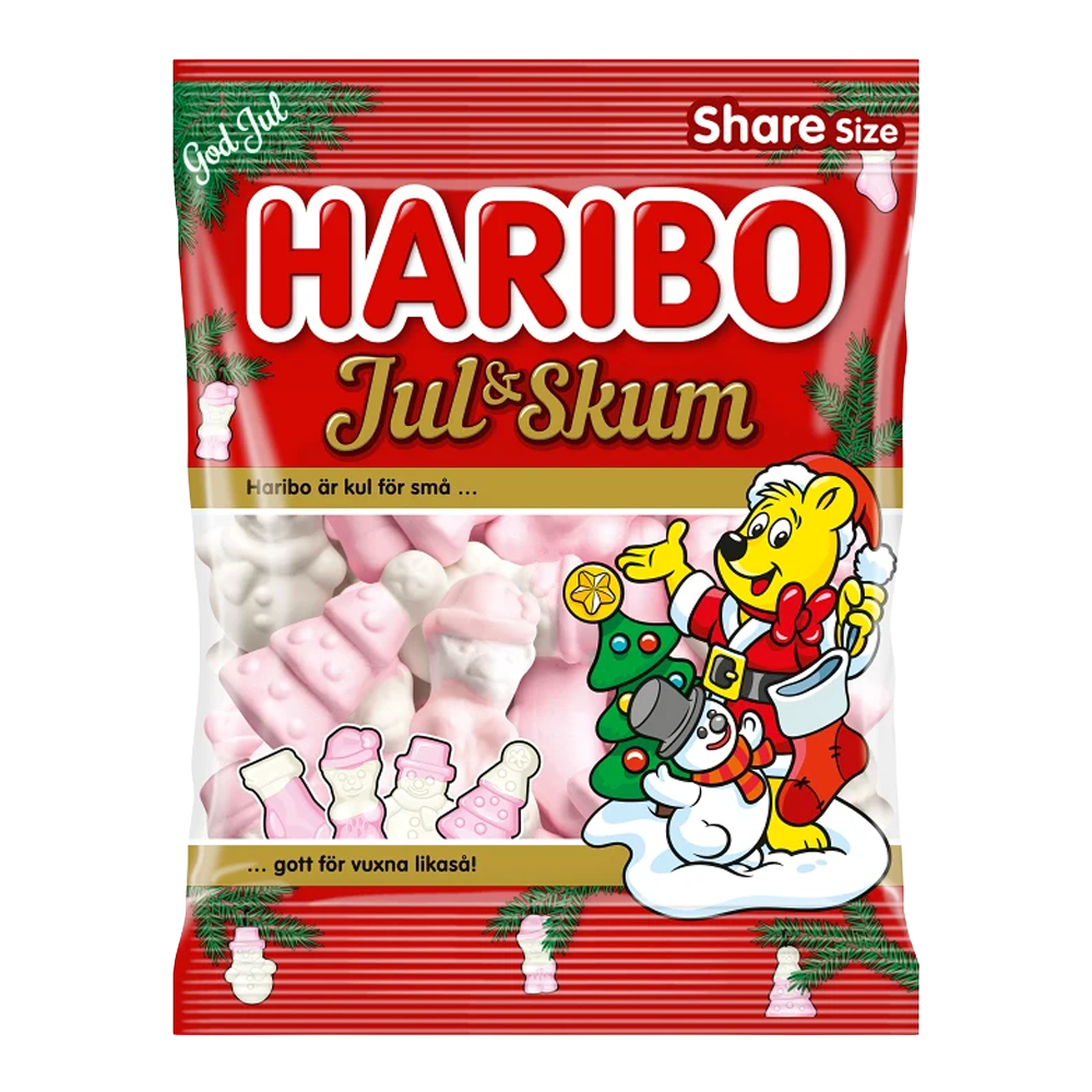 Haribo Jul & skum 100g