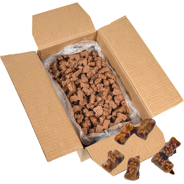 Mjölkchoklad Gelébjörnar 2-4kg 2:a sort.