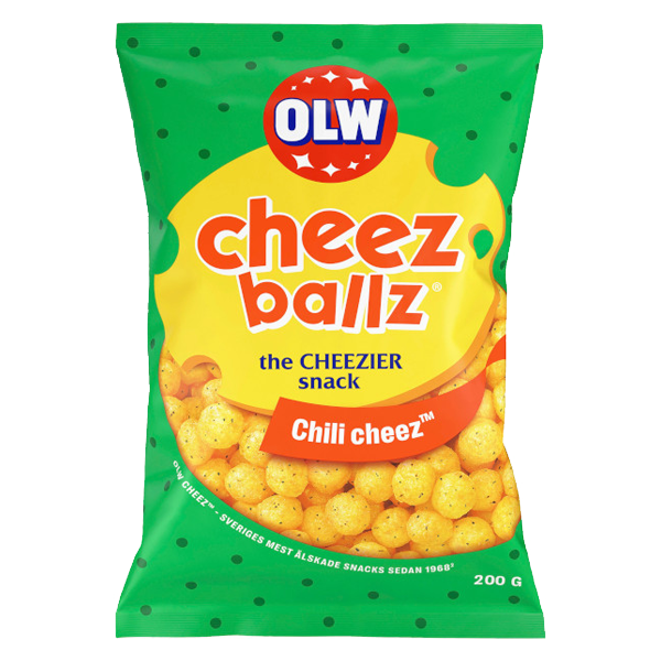 OLW Cheez Ballz Chili Cheez 200g