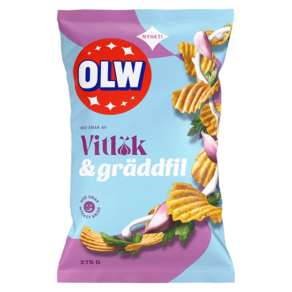 OLW Vitlök & Gräddfil 275g