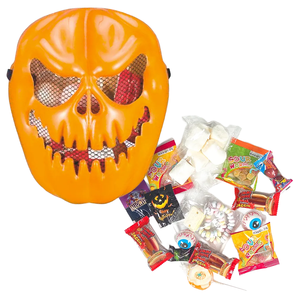 Halloween Candy Mask Orange 175g