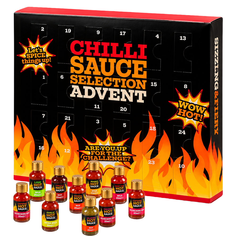 Hot Chilli Sauce Kalender 636g