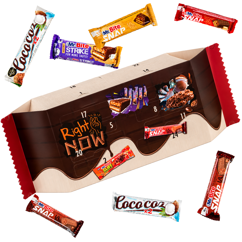 Chokladbars Kalender 954g