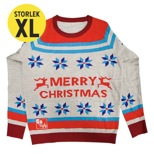 GoUgly Merry Christmas Sweatshirt XL