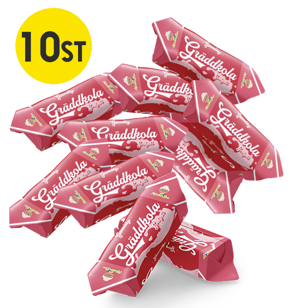 10st - Mormor Lisas Gräddkola Jordgubb