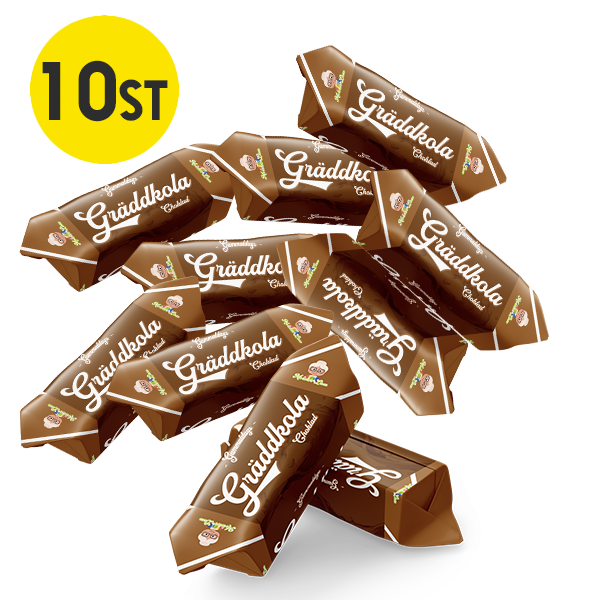 10st - Mormor Lisas Gräddkola Choklad