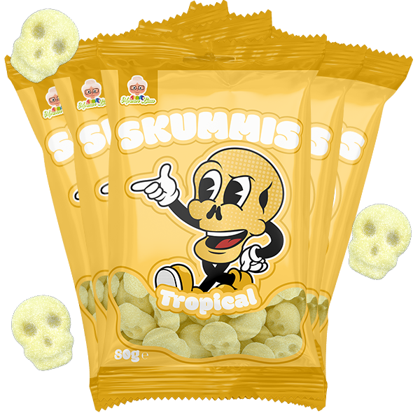 5st - Skummis Tropical 80g