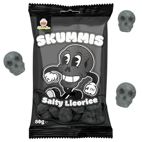 Skummis Salty Licorice 80g