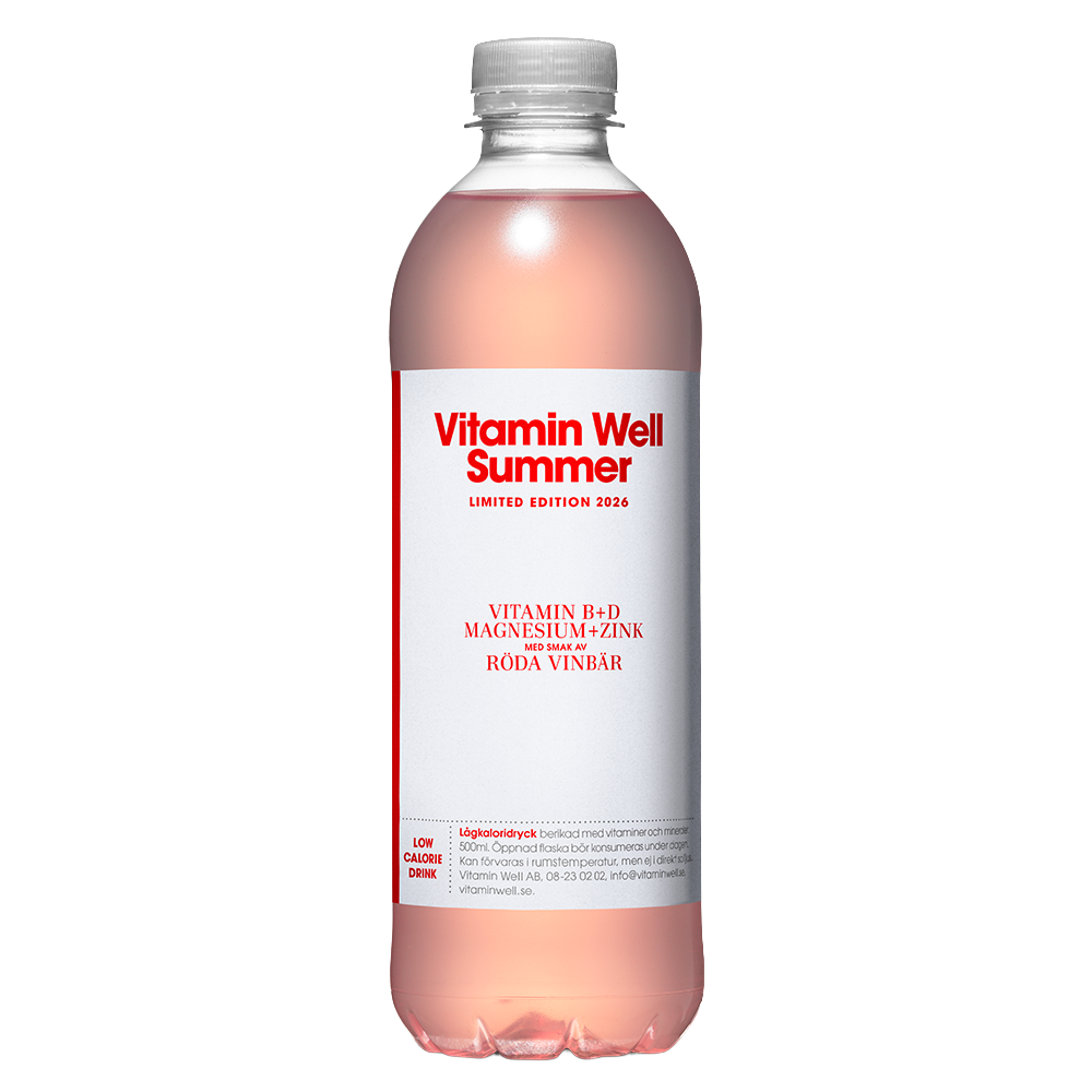 Vitamin Well Summer Röda Vinbär 50cl